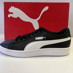 Puma, Mens Smash V2 Leather Lace-up Shoes Men 