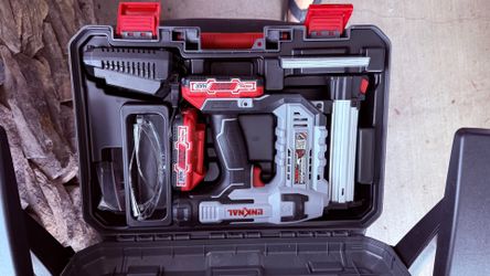 Brand New Electric Nail Gun Cordless Brad Nailer Battery Powered,18 Gauge, 2×20V MAX Li-ion Batteries