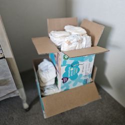 Diapers Size 1 & 2 