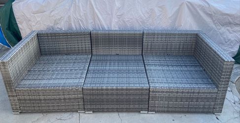 Outdoor patio sofa