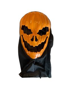 Halloween Pumpkin Jack-o'-Lantern Costume Mask