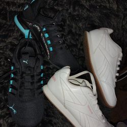 Kids Pumas And Reebok's 