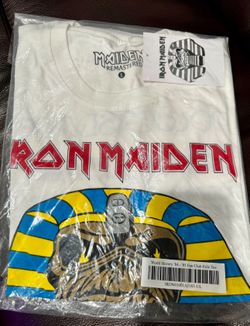 Iron Maiden Remastered Vintage World Slavery Tour T Shirt