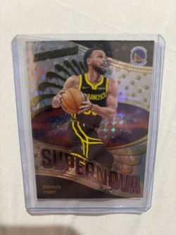 Stephen Curry Supernova Holo Basketball Card #21