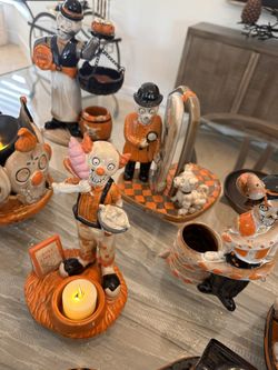 Yankee Candle Halloween Boney Bunch Decorative Candle Holder Lot Decorations