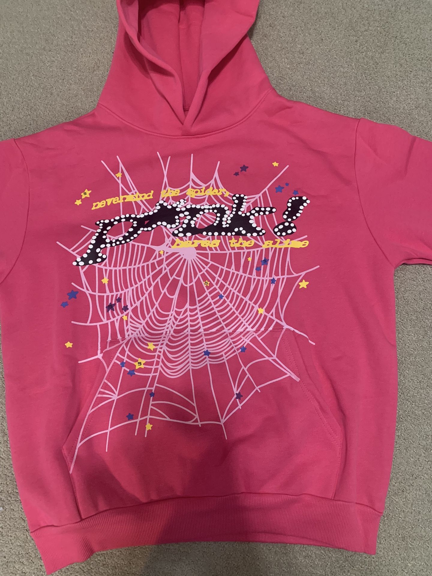 Sp5der P*NK Hoodie ( Medium )