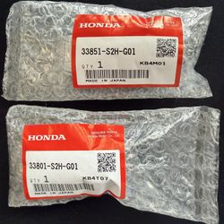 OEM Honda EK Civic 96 To 00 Clear Turn Signal Markers for Fenders And Sockets