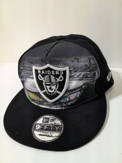 Los Angeles Raiders New Era Hat Black Adjustable