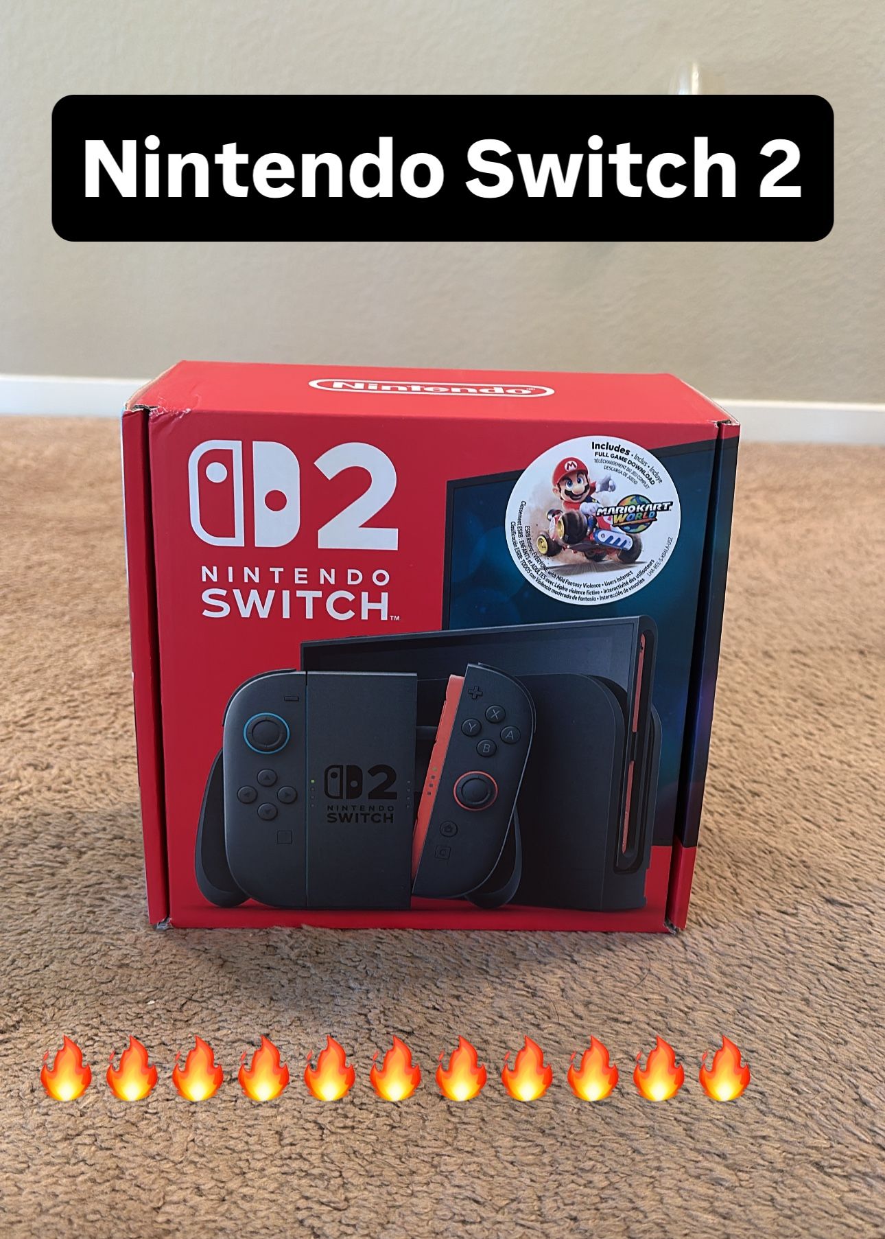 Brand New Nintendo Switch 2 Mario Kart