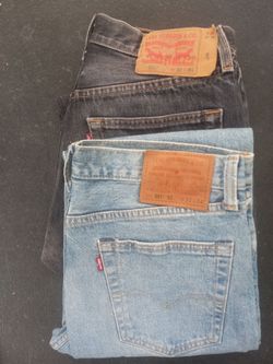 Levi's 501 Jeans W32 L34 – 2 Pairs