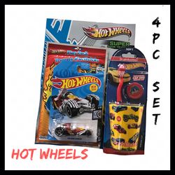 NWT Hot Wheels 4Pc Gift Set