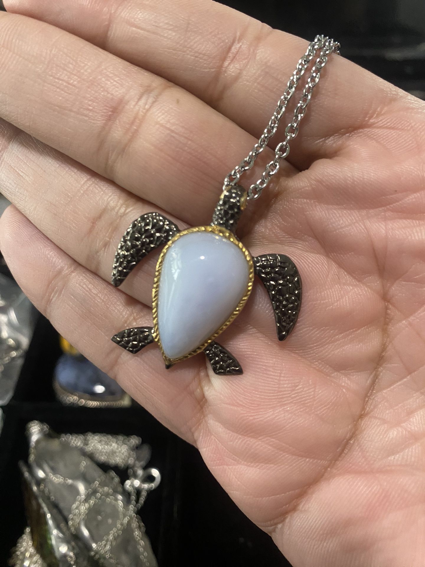 Sterling Silver Turtle Necklaces