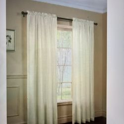 104” X 82” White Sheer Curtains