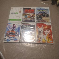 6  Games WII  (Good Condition)