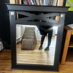 Dark Wood Mirror