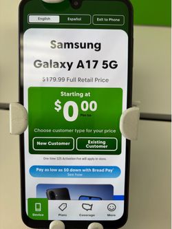 📱 Samsung Galaxy A17 5G – Starting at $0!