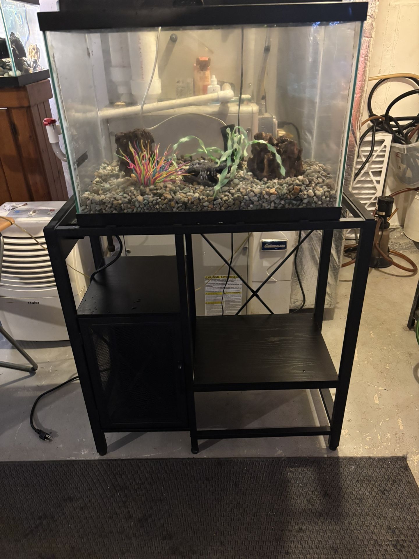 20 Gallon High Aquarium And Accessories
