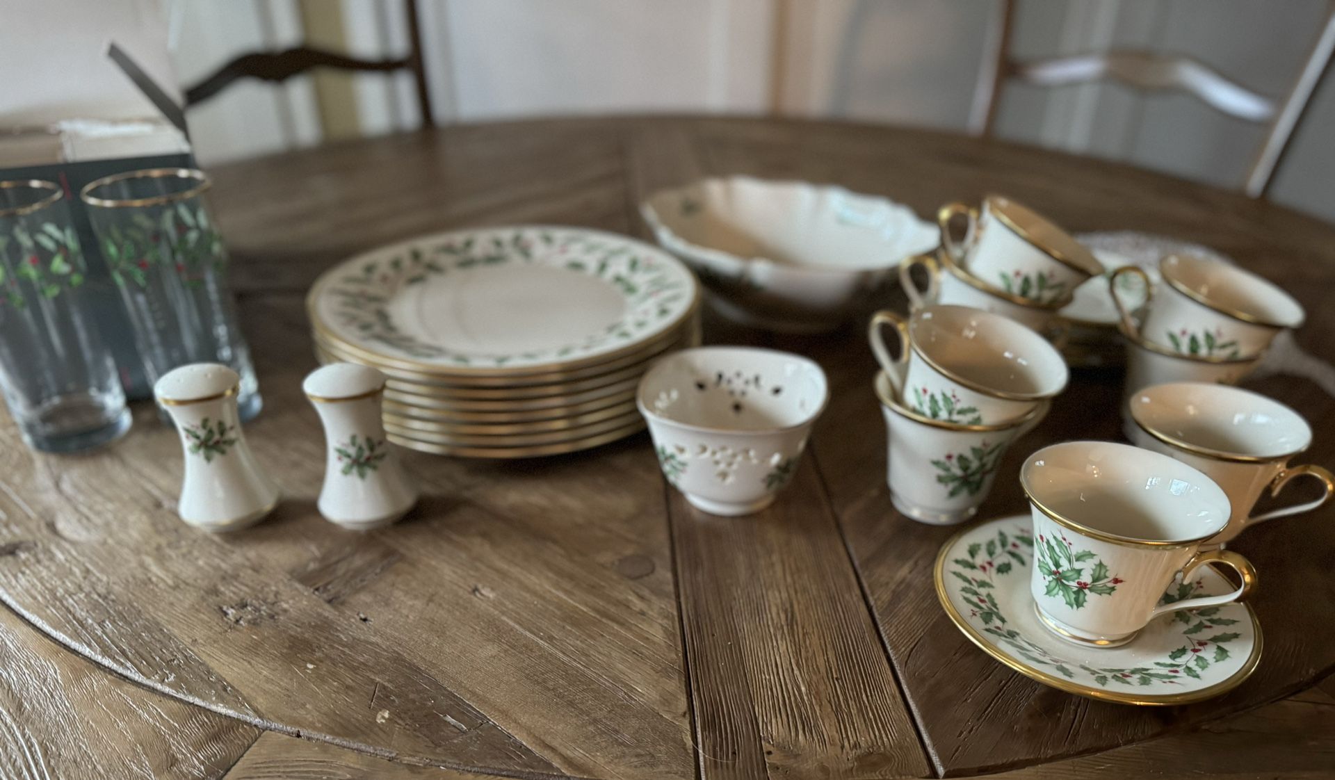 Lenox Christmas China Pieces