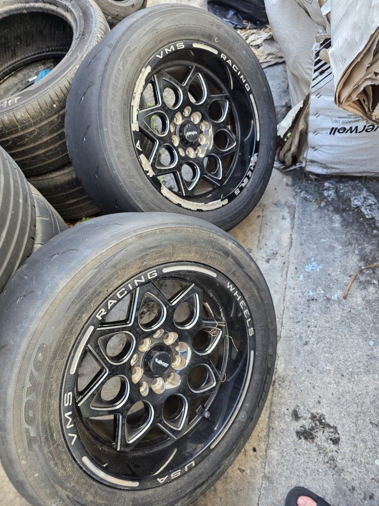 Racing Tree Rims Vms Drag Pack Racing Rims 15 Inch for Sale in Hialeah, FL - OfferUp