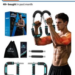 Twister Arm Trainer, Adjustable 5 Resistance Levels (40-130 lbs) Chest & Arm Workout Equipment for Men & Women, Ergonomic Home Gym Strength Trainer wi