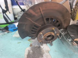 2012-2014 Camry front wheel hub and steering knuckle assembly