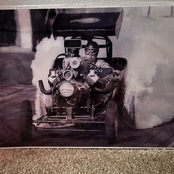 Vintage Original Drag Racing Photograph 