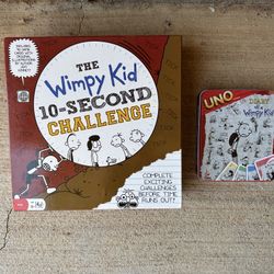 The Diary Of A Wimpy Kid 10-Second Challenge Game—Has All Pieces & Instructions $12.   Booth C22