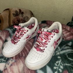 Bape ABC Camo Pink Size 10