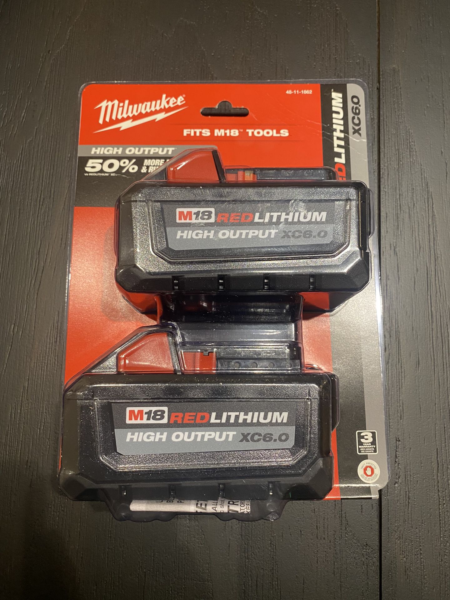 New Milwaukee Fuel M18 6.0 Battery S $160 Firm For Both 