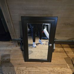 Home Depot Brown Mirror Bathroom Shelf 