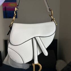 Dior Saddle Bag White ✨Pick Up Only.