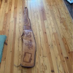 Leather Carved Gun Case