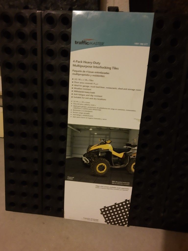 NEW Tile Master Garage Floor Protector Interlocking Tiles