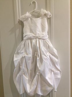 Girls Flower Fancy Dress Sz 5