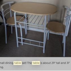 White Table & Chairs