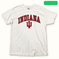 Indiana University White Fanatics T-Shirt Size L