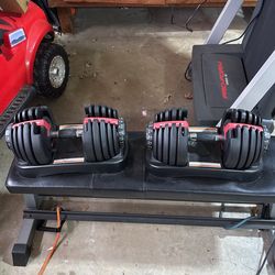 Bowflex adjustable dumbbells