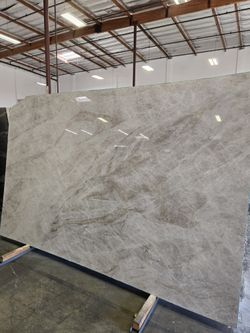 Taj Mahal Kitchen Countertop Installation & Slab Fabrication