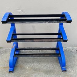 3 Tier Solid Steel Dumbbell Weight Rack…. Home Gym Fitness…. $100 Price is Firm!!!
