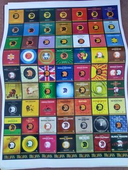 Reggae Ska Vinyl Records Poster England Jamaica