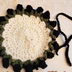 Black Flower Coaster 