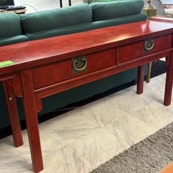 Red Lacquer Console $59.99