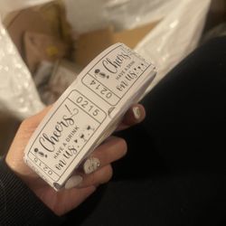 Wedding Or Special Event Drink Tickets 