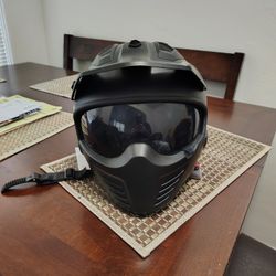 ILM Open Face Motorcycle 3/4 Half Helmet Model 726X.  XL