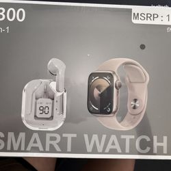 Brand  🆕 Sealed Smart Watch With Wireless Ear buds