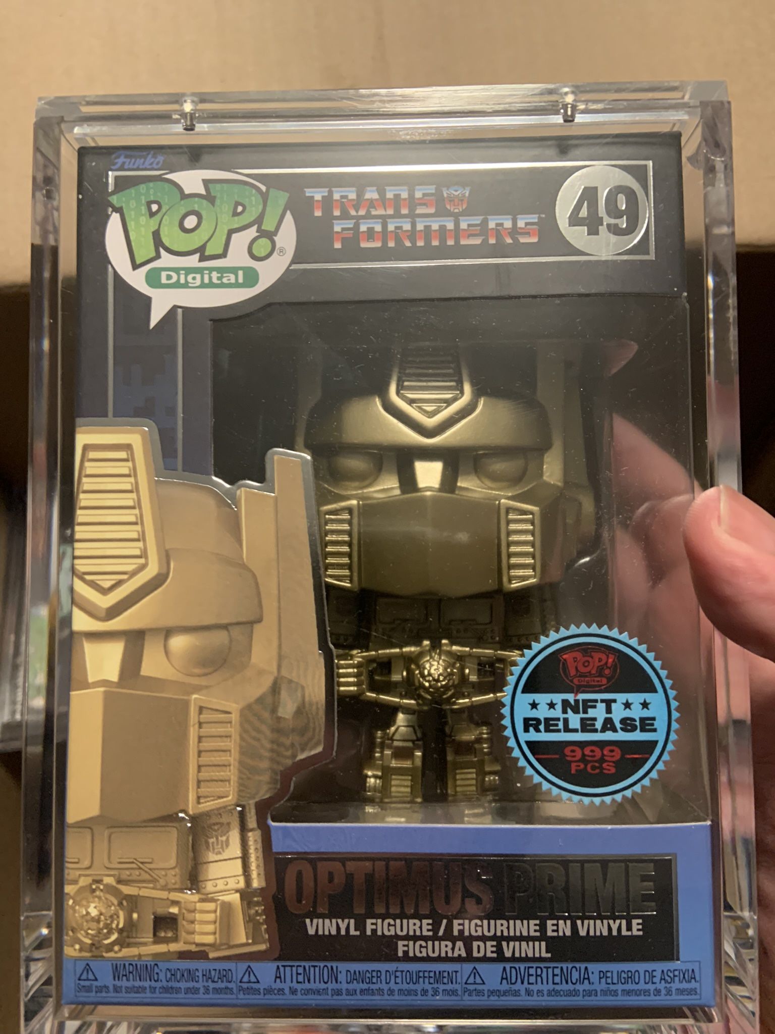 Optimus Prime Funko NFT grail
