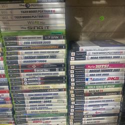 Sports Ps2 And Original Xbox Games Lot 