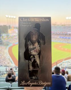 Clayton Kershaw 2026 “Last Game” Bobblehead LA Dodgers SGA 8/14/26 NEW IN BOX!