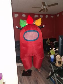 Among us light up/ blowup costume.