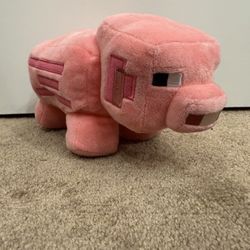 12 in Minecraft Pig Plushie